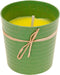 Kaars citronella in ecopot 9,5cmx9,5cm (1 stuk) assorti