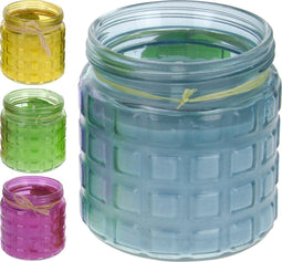Kaars Citronella In Pot Assorti - Kleur Geel