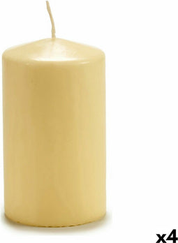 Kaars Crème 9 x 15 x 9 cm (4 Stuks)