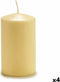 Kaars Crème 9 x 15 x 9 cm (4 Stuks)