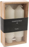 Kaars dia. 3,5 cm, hoogte: 12,5 cm Vela 2 stuks wit