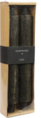 Kaars dia. 4 cm, hoogte: 25 cm Vela 2 stuks zwart - woonaccessoires