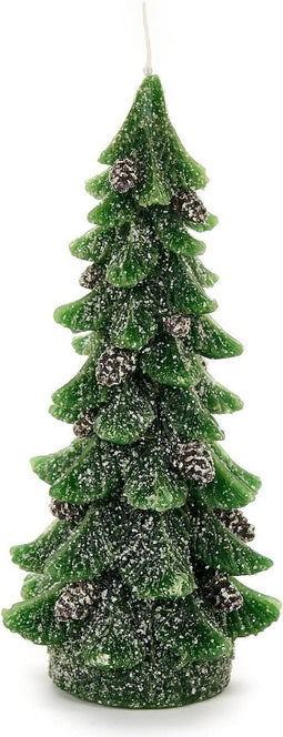 Kaars kerstboom groen- 13 cm hoog - nuvole di Stoffa