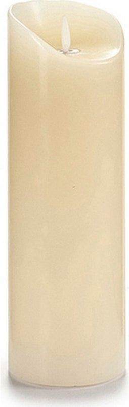 Kaars LED 8430852860200 Crème Plastic Was