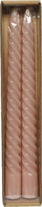 Kaars wax d2.20h25cm poederroze 2st