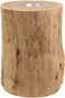 Kaarsenhouder large - ø10 cm - Naturel - Oud teak