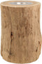 Kaarsenhouder large - ø10 cm - Naturel - Oud teak