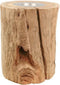 Kaarsenhouder large - ø10 cm - Naturel - Oud teak