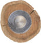 Kaarsenhouder large - ø10 cm - Naturel - Oud teak