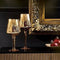 Kaarsenhouder Queen op Voet - Goud - Glas - 35 cm hoog -Werner Voss
