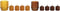 Kaarsenset DKD Home Decor 36 g Stads (2 Stuks) (12 Stuks)