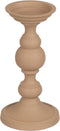 Kaarshouder 15 x 15 x 28 cm Beige Aluminium