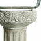 Kaarshouder 17,5 x 17,5 x 29,5 cm Kristal Grijs Cement