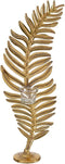 Kaarshouder 19 x 11 x 52,5 cm Gouden Metaal