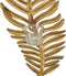 Kaarshouder 19 x 11 x 52,5 cm Gouden Metaal