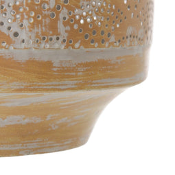 Kaarshouder 26,5 x 26,5 x 65,5 cm Natuurlijk Metaal