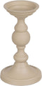 Kaarshouder Aluminium Crème 15 x 15 x 25 cm