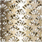Kaarshouder Atmosphera To Feel Good Gouden Ijzer (20 x 17 cm)