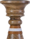Kaarshouder Bruin Mangohout 12 x 12 x 23 cm
