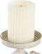 Kaarshouder DKD Home Decor 13 x 13 x 17,5 cm Metaal Wit