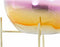 Kaarshouder DKD Home Decor 8424001830619 Roze Gouden Metaal Kristal 19 x 19 x 20,5 cm