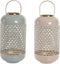 Kaarshouder DKD Home Decor Aluminium Coating (24 x 24 x 46 cm) (2 Stuks)