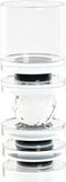 Kaarshouder DKD Home Decor Kristal (6 x 6 x 16 cm)