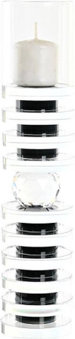 Kaarshouder DKD Home Decor Kristal (6 x 6 x 28 cm)