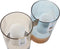Kaarshouder DKD Home Decor Kristal Tweekleurig Was 13 x 13 x 21 cm (2 Stuks)
