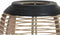 Kaarshouder DKD Home Decor Kristal Zwart Metaal Bruin Bamboe (32 x 32 x 43 cm)