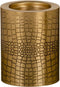 Kaarshouder Gouden Metaal 12 x 12 x 15 cm