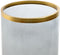 Kaarshouder Home ESPRIT Blauw Gouden Kristal 17 x 17 x 28 cm
