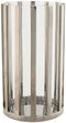Kaarshouder Home ESPRIT Zilverkleurig Kristal Staal 12 x 12 x 20 cm