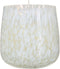 Kaarshouder Kristal Wit 10 x 10 x 10 cm