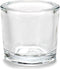 Kaarshouder Transparant Glas 6,5 x 6 x 6,5 cm (12 Stuks)