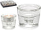 Kaarshouder Transparant Glas 6 x 4,3 x 6 cm (12 Stuks)