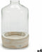 Kaarshouder Transparant Steen Kristal 18 x 29 x 18 cm (4 Stuks)