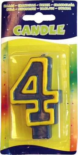 Kaarsje verjaardag 4 jaar