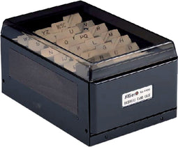 Kaartenbak 90x55mm Metaal