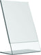 Kaarthouder Europel Staand - L-standaard - A5 - 14,8 x 21 cm - Transparant