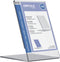 Kaarthouder OPUS 2 L-standaard A6 staand acryl - 10 stuks