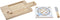 Kaasplank DKD Home Decor Bamboe Keramiek (21,5 x 11,8 x 1,5 cm) (3 Onderdelen)
