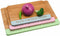 Kaasplank DKD Home Decor Blauw Roze Roestvrij staal Groen Bamboe (33,5 x 24 x 2 cm) (3 Stuks)