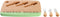 Kaasplank DKD Home Decor Blauw Roze Roestvrij staal Groen Bamboe (33,5 x 24 x 2 cm) (3 Stuks)