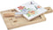 Kaasplank DKD Home Decor Multicolour Bamboe Keramiek Tropisch (21,5 x 11,8 x 1,5 cm) (3 Onderdelen)