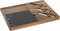 Kaasplank DKD Home Decor Zwart Bruin Marmer Acacia (36 x 27 x 2 cm)