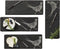 Kaasplankjes Fazant - 4 stuks met mesjes - Cadeauset - Just Slate Company Scotland