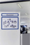 Magnetoplan 1131803 Magnetisch frame Blauw DIN A3 staand, DIN A4 liggend
