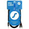 Kabel Audio Jack naar 2 RCA Sound station quality (SSQ) MiJRCA1 1 m
