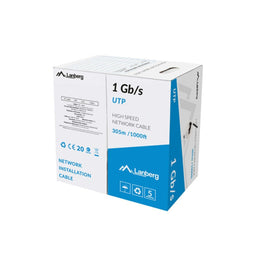 Kabel Ethernet LAN Lanberg LCU6-10CC-0305-BK 305 m